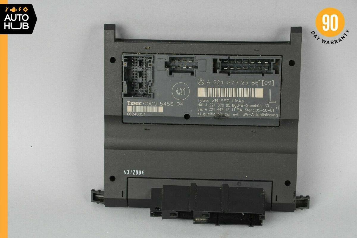 07-13 Mercedes W221 S550 S400 Front Left Driver Side Under Seat Control Unit OEM - photo 6