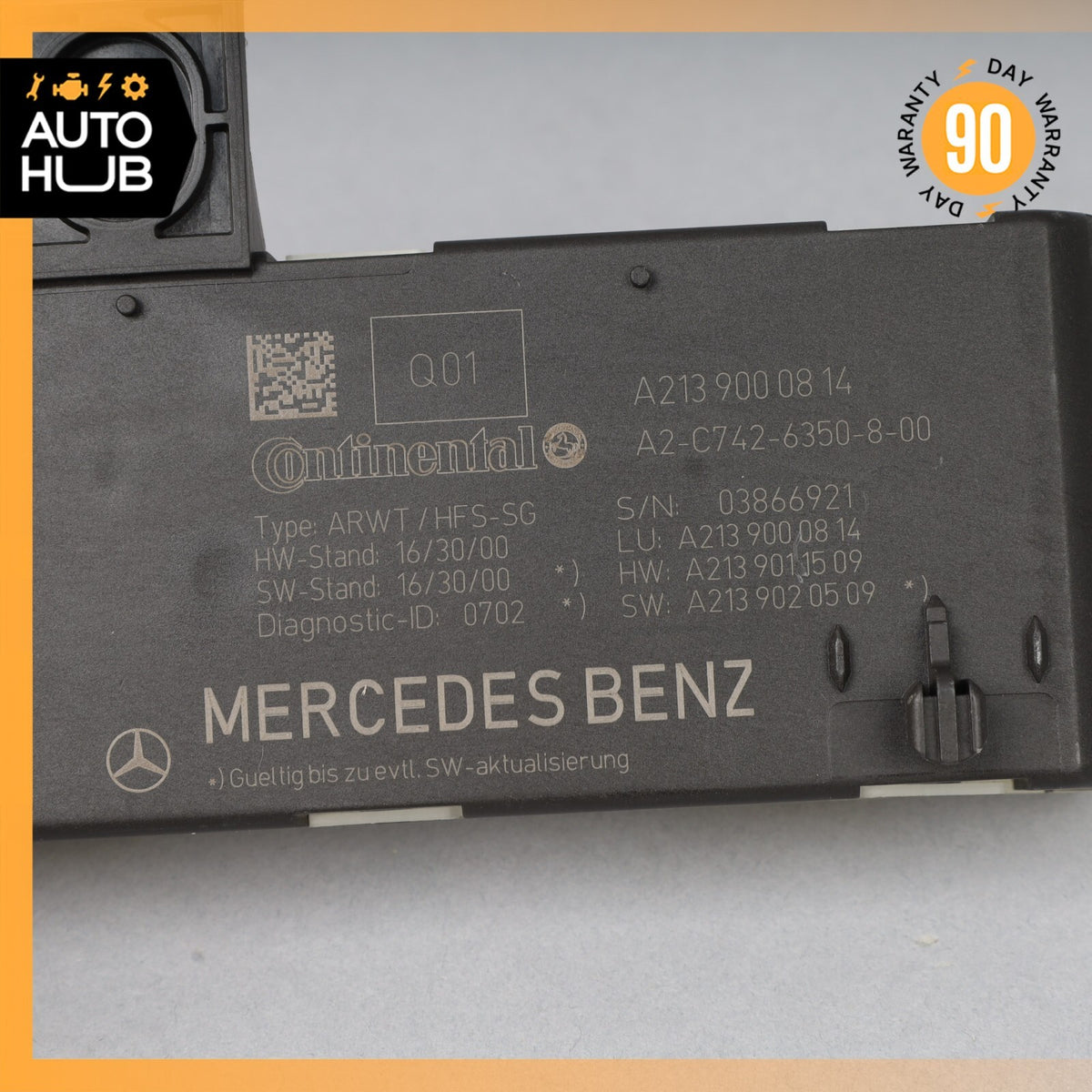 2019 Mercedes W205 C300 Trunk Lid Liftgate Tail Gate Control Module OEM 50k - photo 8