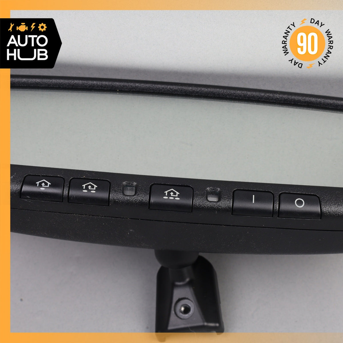 17-19 Infiniti Q60 Interior Rear View Mirror Black OEM 71k - photo 12
