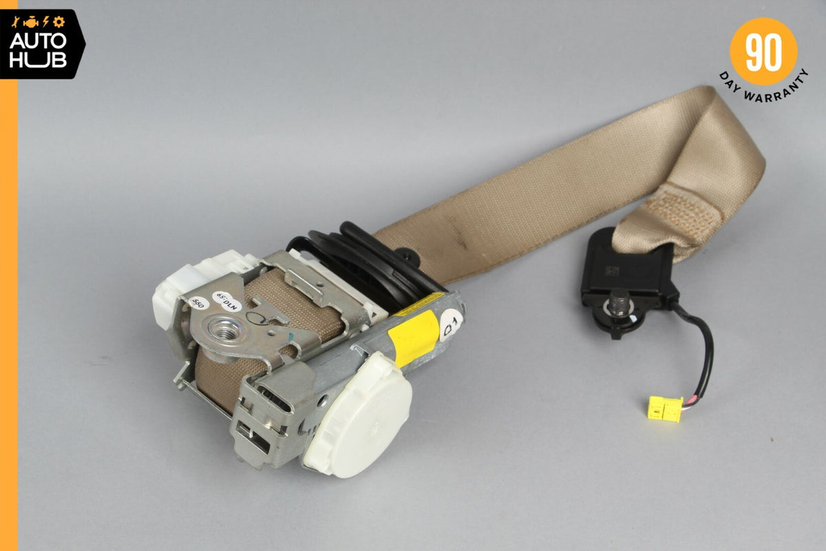 08-14 Mercede W204 C250 C300 C350 Front Right Passenger Seat Belt Beige OEM 80k - photo 6