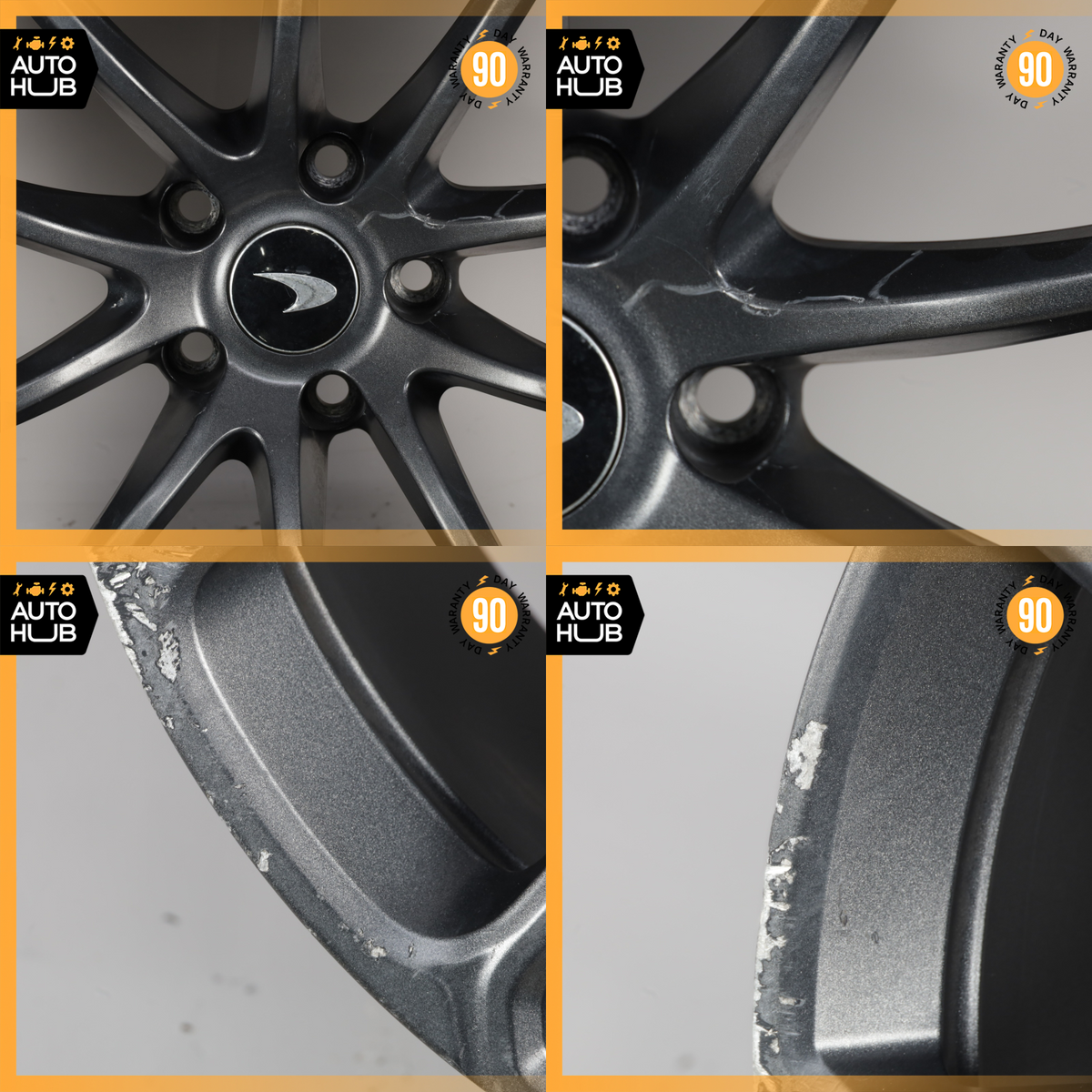 McLaren P13 570S 570GT 10 x 20 20" Rear Wheel Rim Gray 13BA034SP OEM - photo 23