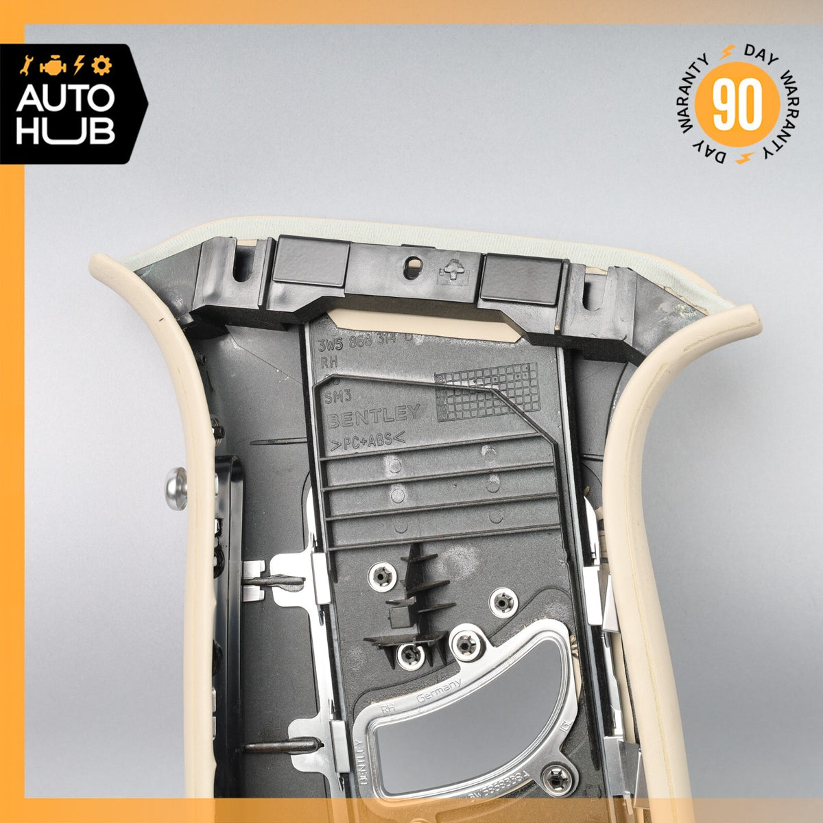 Bentley Continental Flying Spur Right Side Upper B-Pillar Cover Trim OEM 80k - photo 10