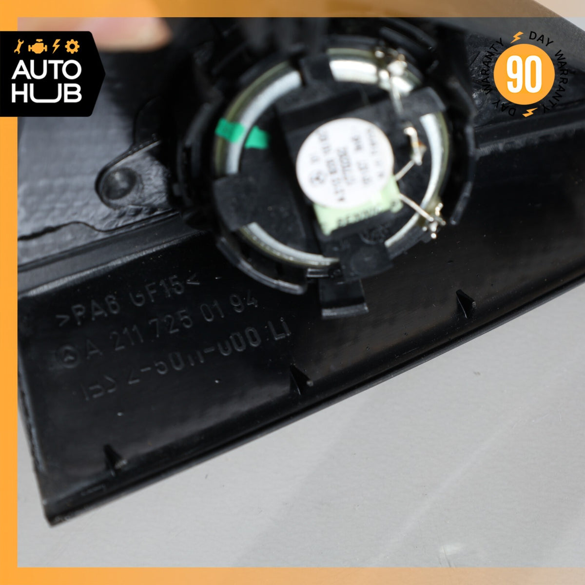 07-09 Mercedes W211 E63 AMG E550 Front Left Tweeter Speaker Cover Black OEM - photo 10