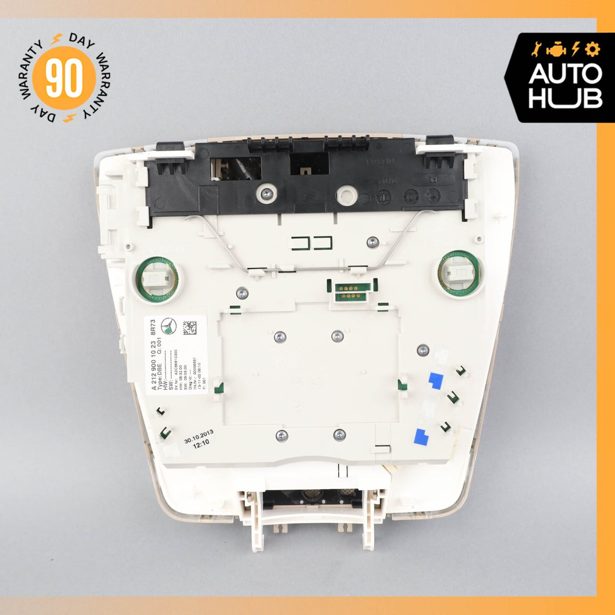 10-18 Mercedes W212 E250 E400 E550 Overhead Dome Light Lamp Beige OEM - photo 10
