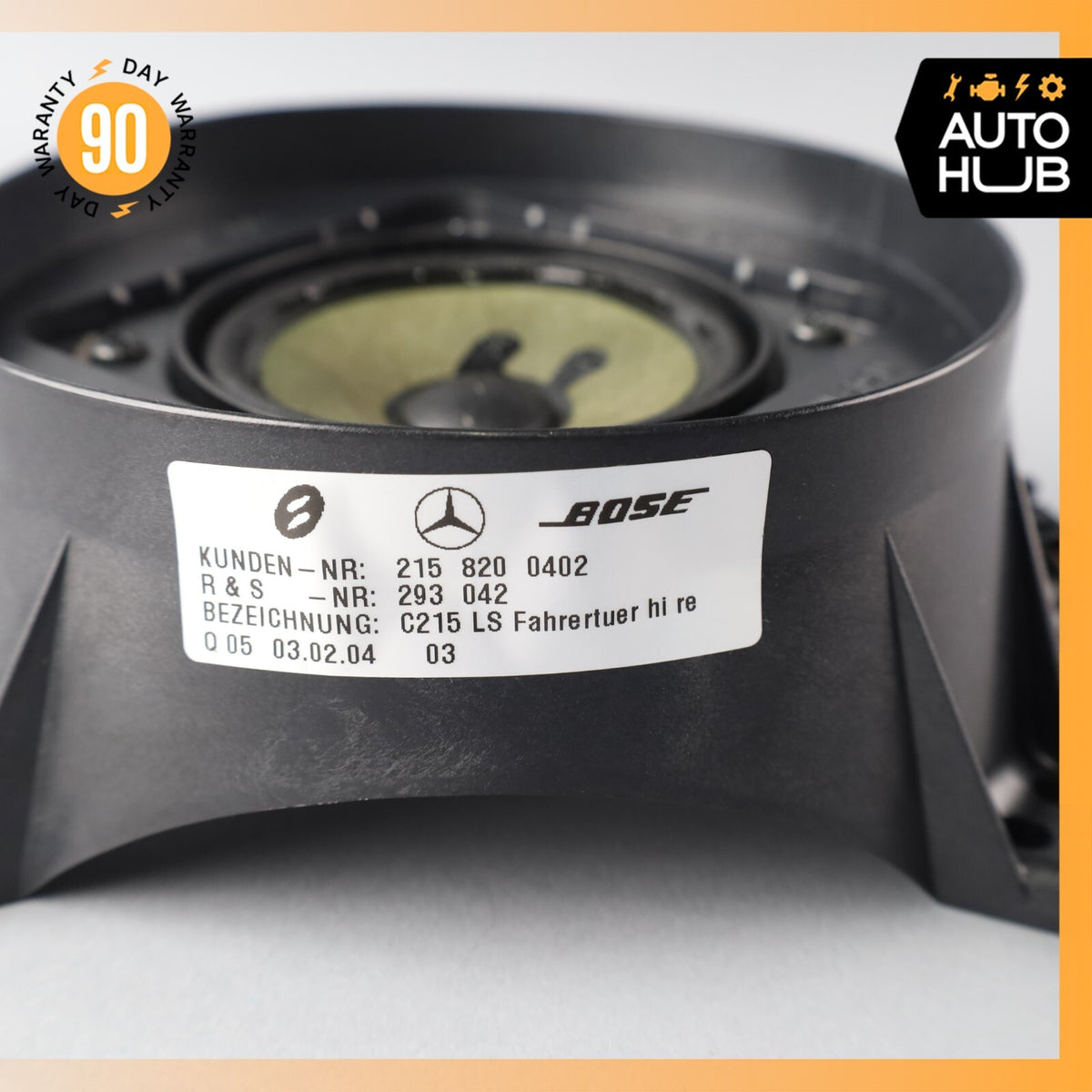 00-06 Mercedes W215 CL500 CL600 CL55 AMG Front Right Side Door Sound Speaker OEM - photo 10