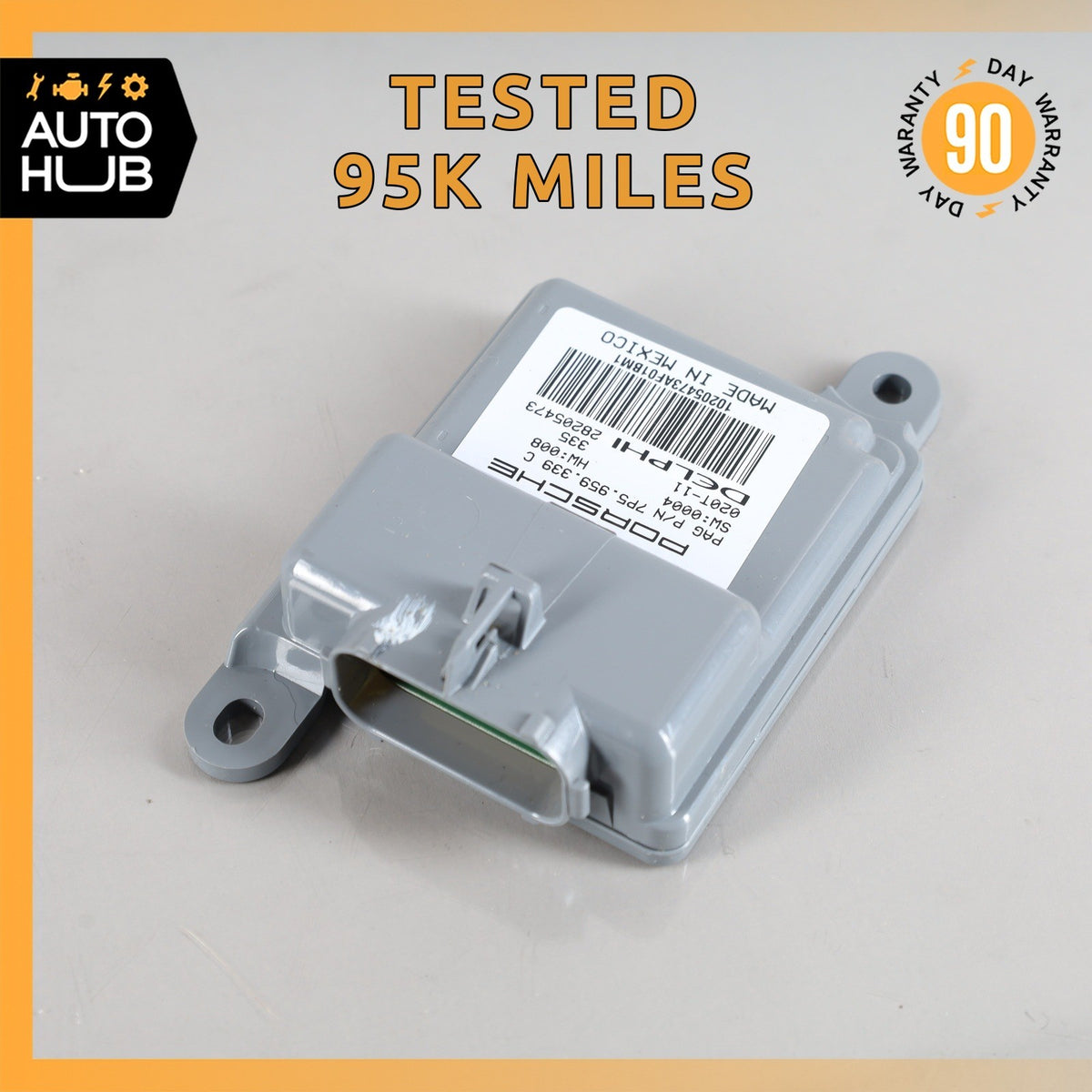 11-18 Porsche Cayenne 958 Hybrid S Front Right Seat Occupancy Module OEM - photo 1