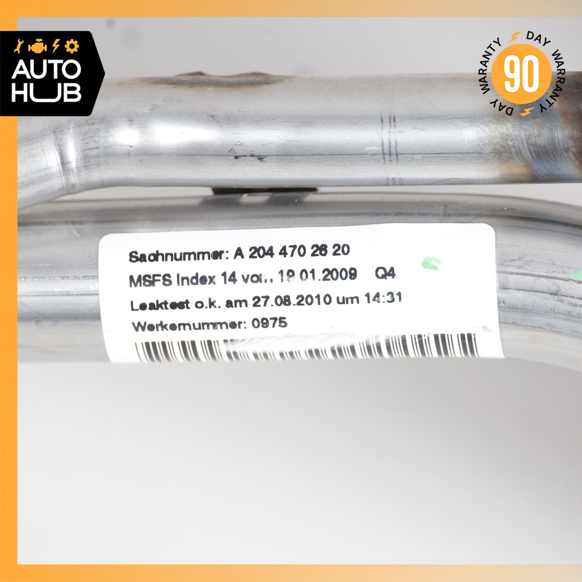 10-15 Mercedes X204 GLK350 GLK250 Fuel Gas Tank Filler Neck Line OEM - photo 16