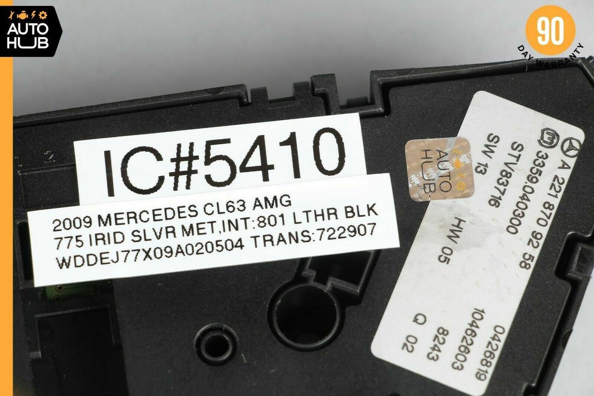 07-14 Mercedes W221 S550 CL550 Front Left Driver Seat Control Memory Switch OEM - photo 11