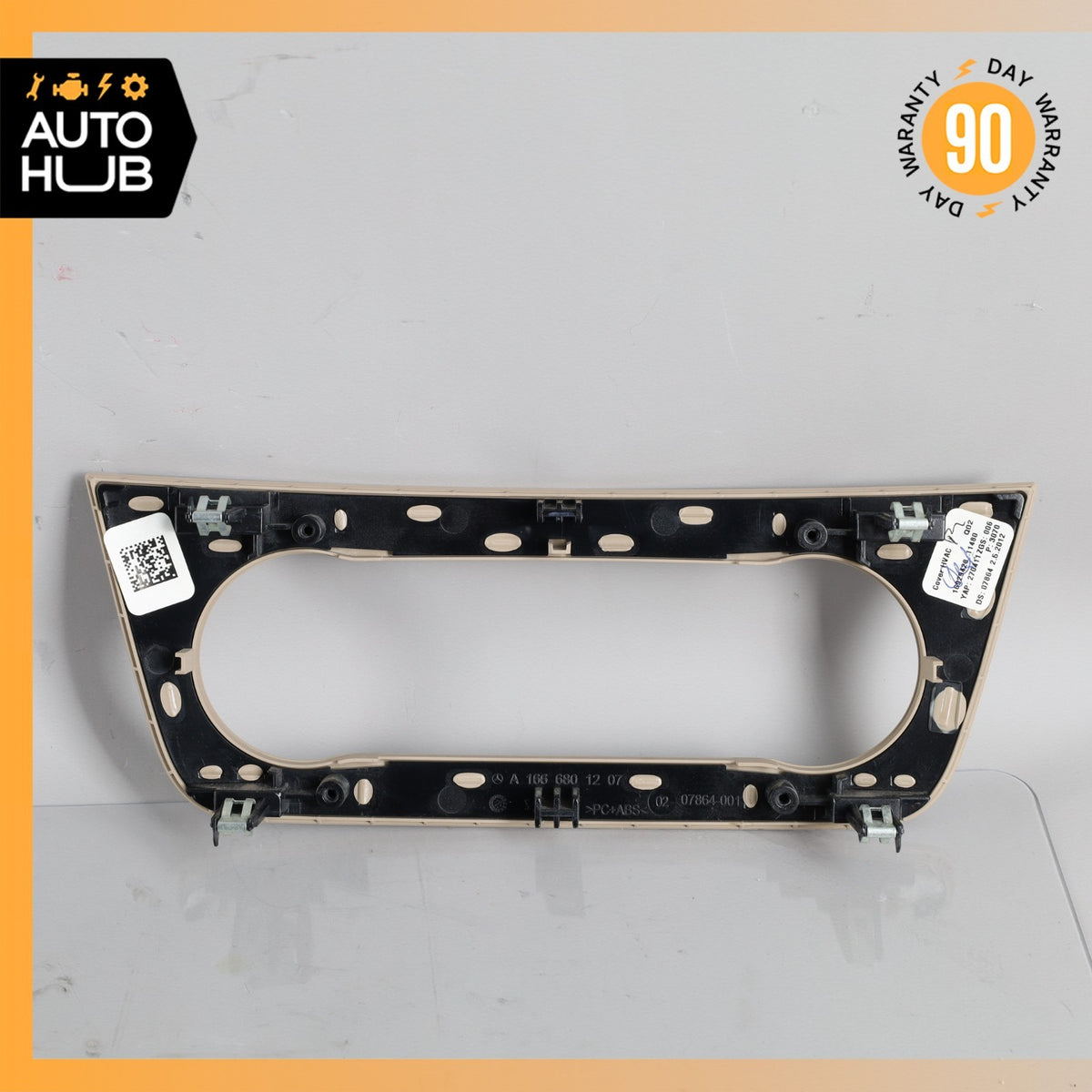 12-19 Mercedes W166 ML350 GL450 AC A/C Climate Control Switch Bezel Trim OEM - photo 8