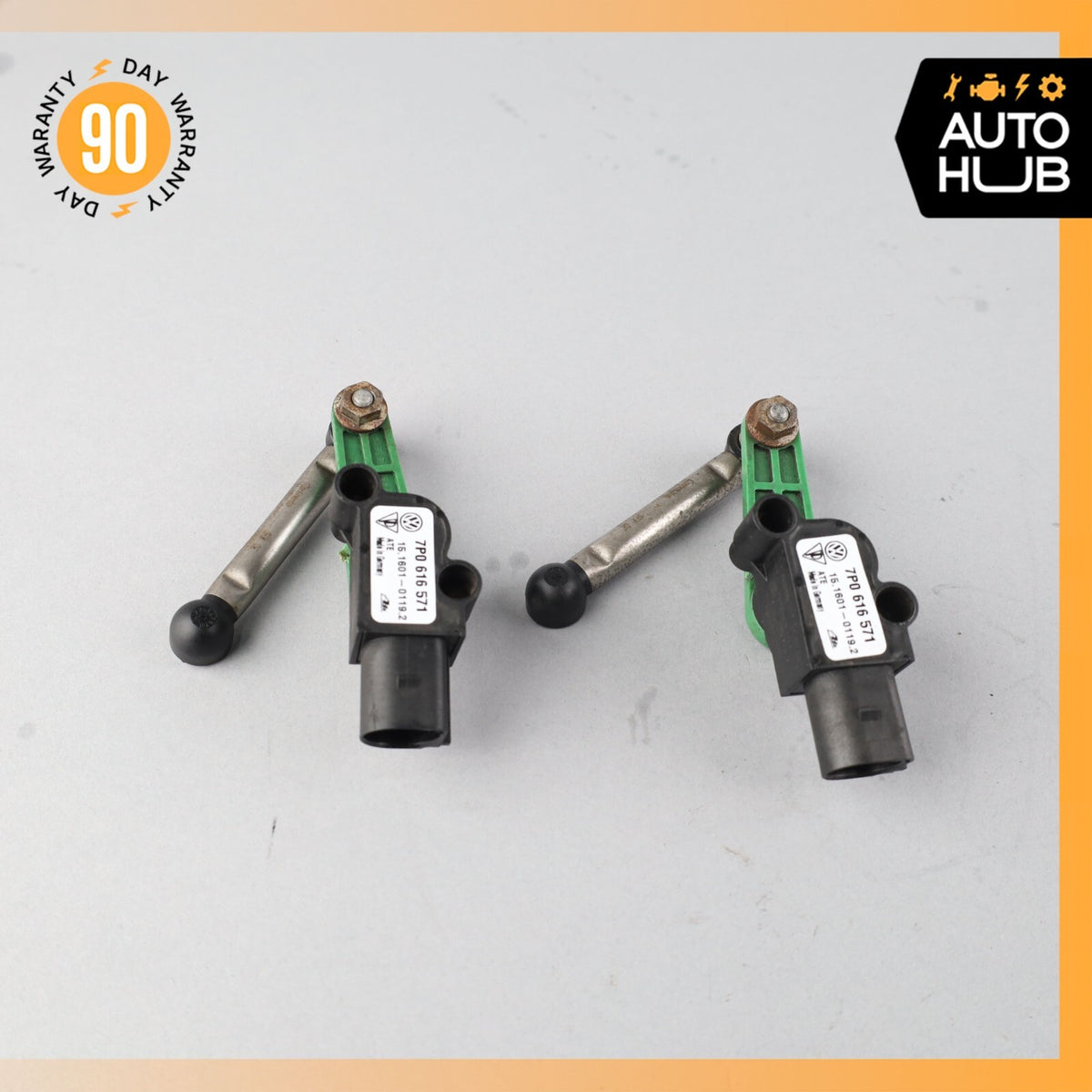 Porsche Cayenne Hybrid S Rear Left & Right Height Level Sensor Set OEM - photo 2