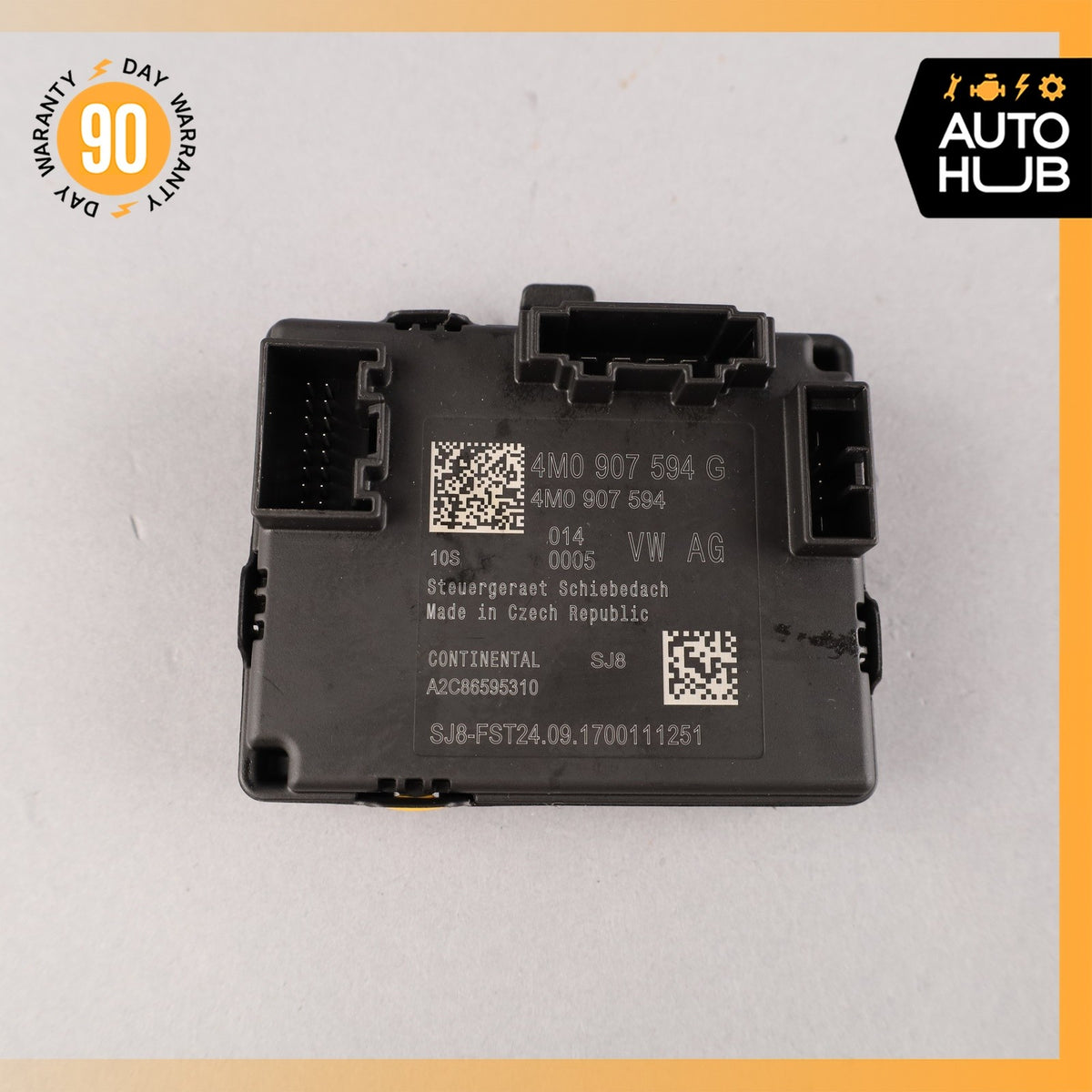 Audi 4M Q7 Panoramic Sunroof Sun Roof Control Module 4M0907594G OEM 87k - photo 7