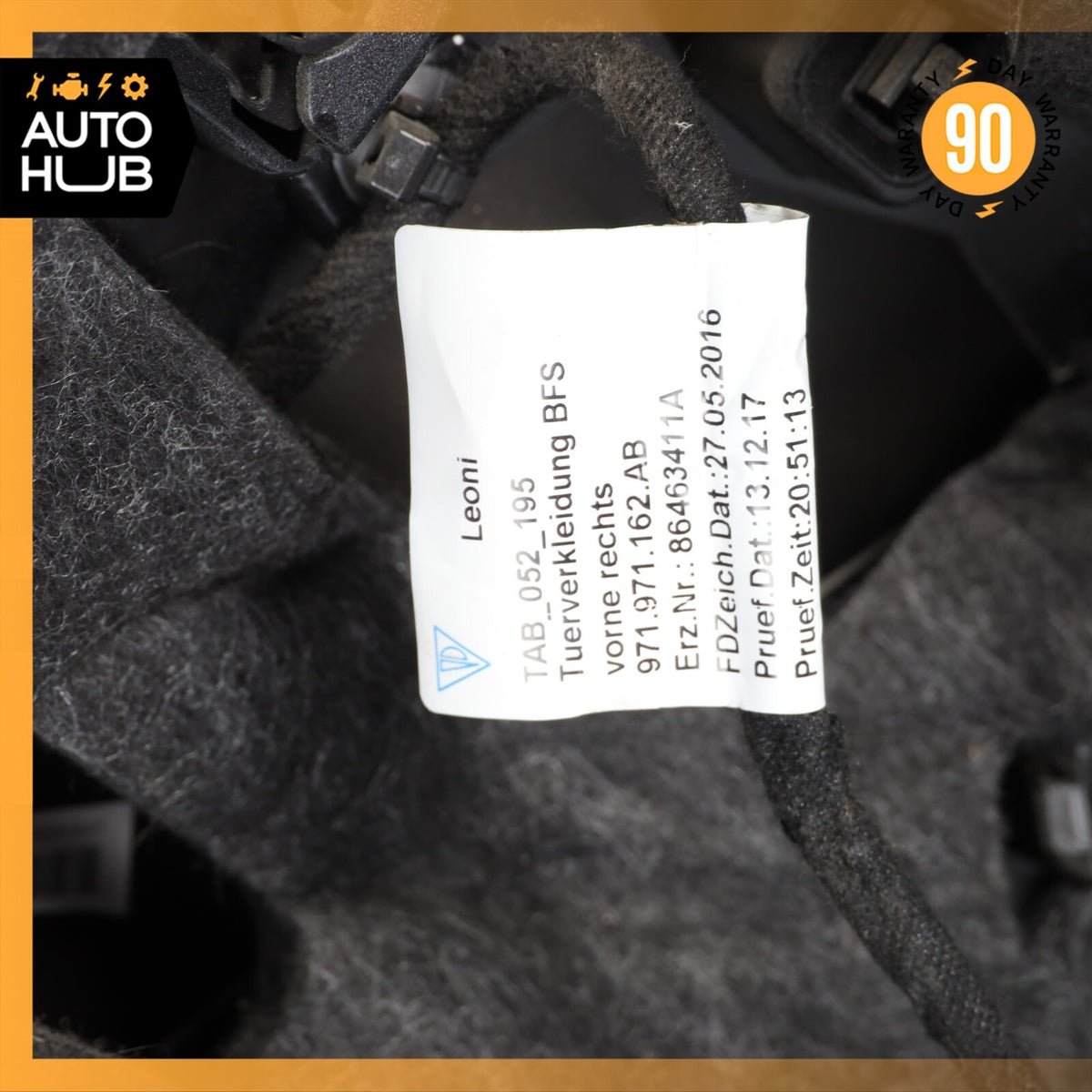 17-23 Porsche Panamera 971 4S Front Right Side Interior Door Panel OEM 6k - photo 23