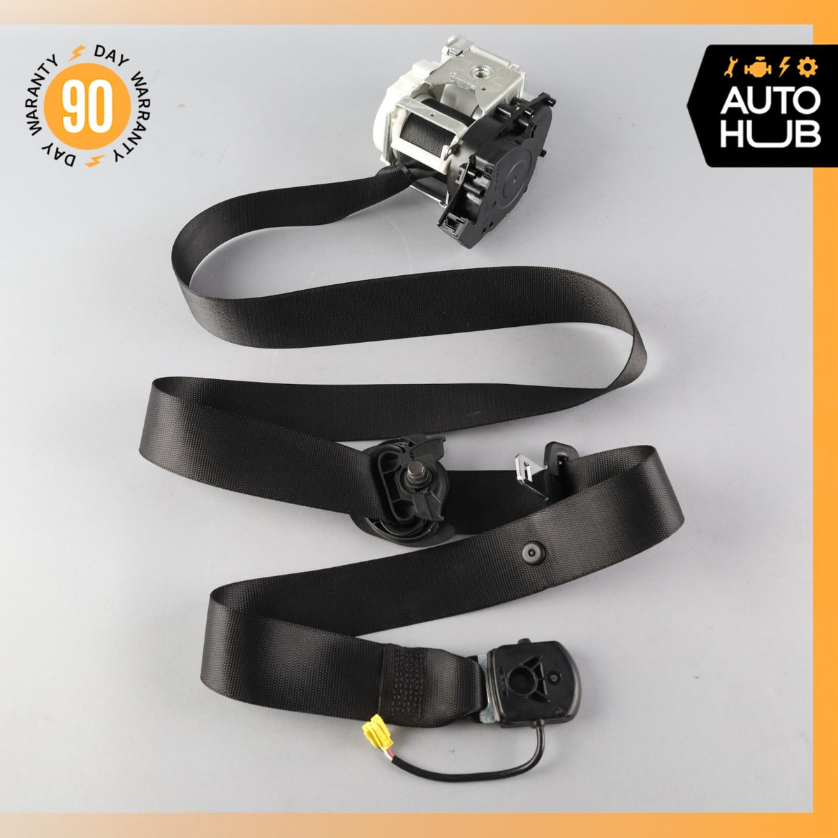 10-13 Mercedes W221 S400 S63 AMG Seat Belt Front Right Passenger Side Black OEM - photo 7