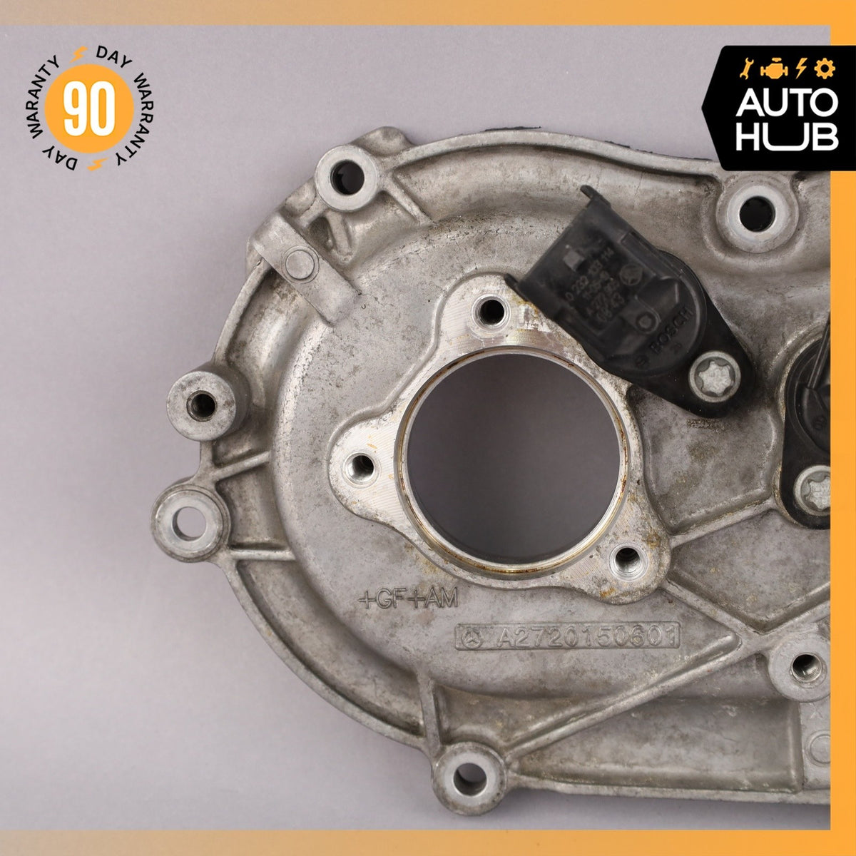 Mercedes W204 C300 S550 E350 Front Right Engine Timing Chain Cover Plate OEM - photo 3