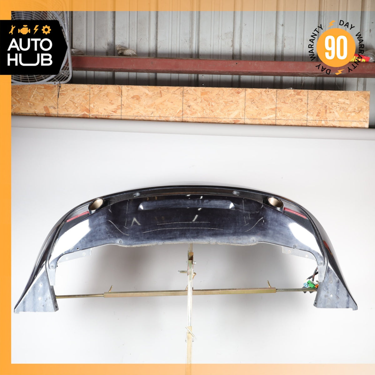13-16 Aston Martin DB9 Rear Bumper Cover Assembly w/ Carbon Fiber Diffuser OEM - photo 6