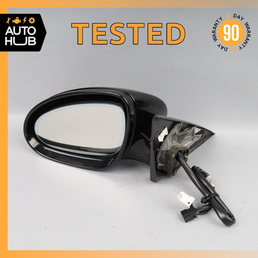 06-08 Mercedes W219 CLS550 CLS55 AMG Left Side Rear View Door Mirror Black OEM - photo 1