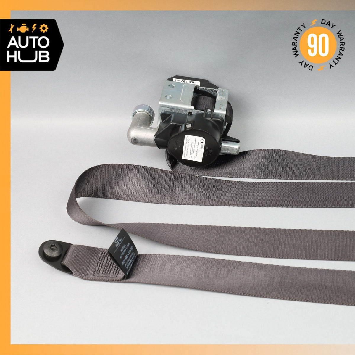 13-18 Aston Martin DB9 Vanquish Front Right Passenger Side Seat Belt OEM 35k - photo 12