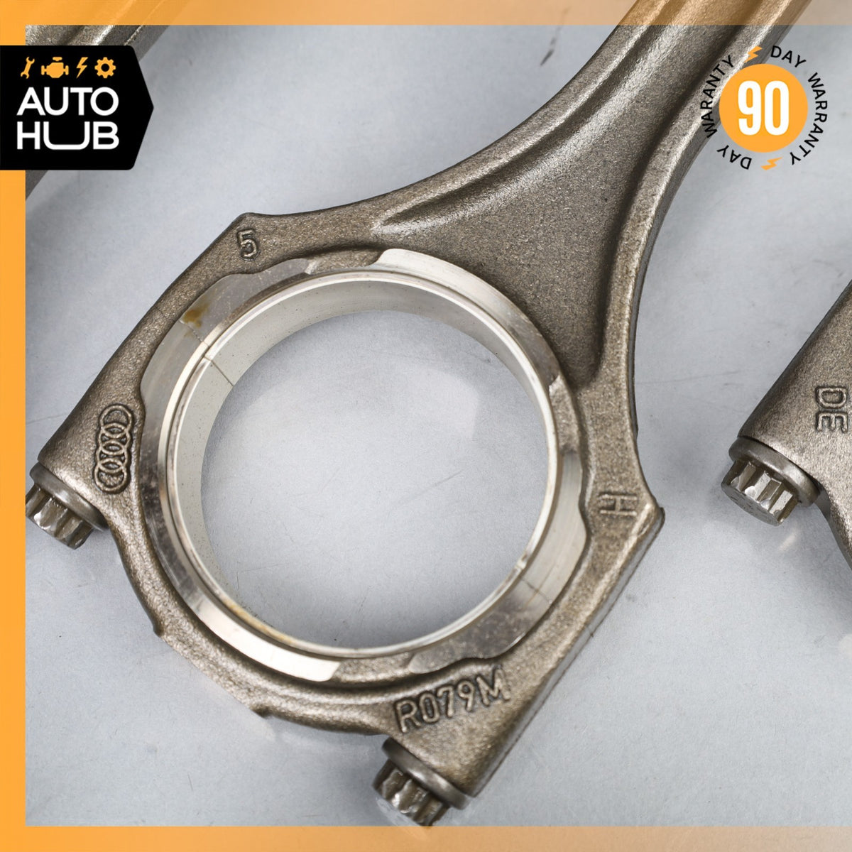 13-14 Audi S8 / Bentley GT 4.0L Engine Piston Connecting Rod Set 079107066EA OEM - photo 16