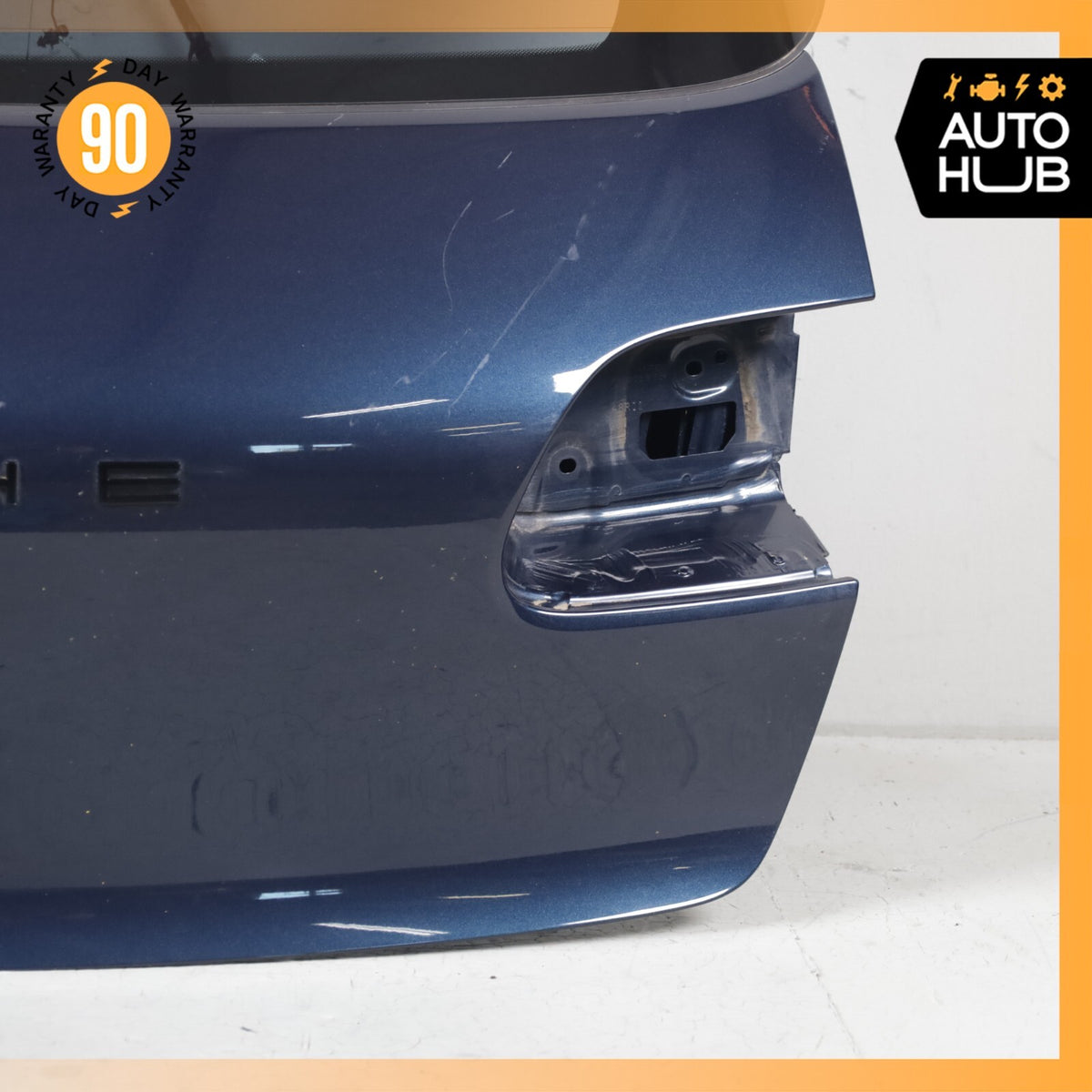 15-18 Porsche Macan S 95B Trunk Lid Liftgate Tailgate Hatch Shell Blue OEM - photo 8