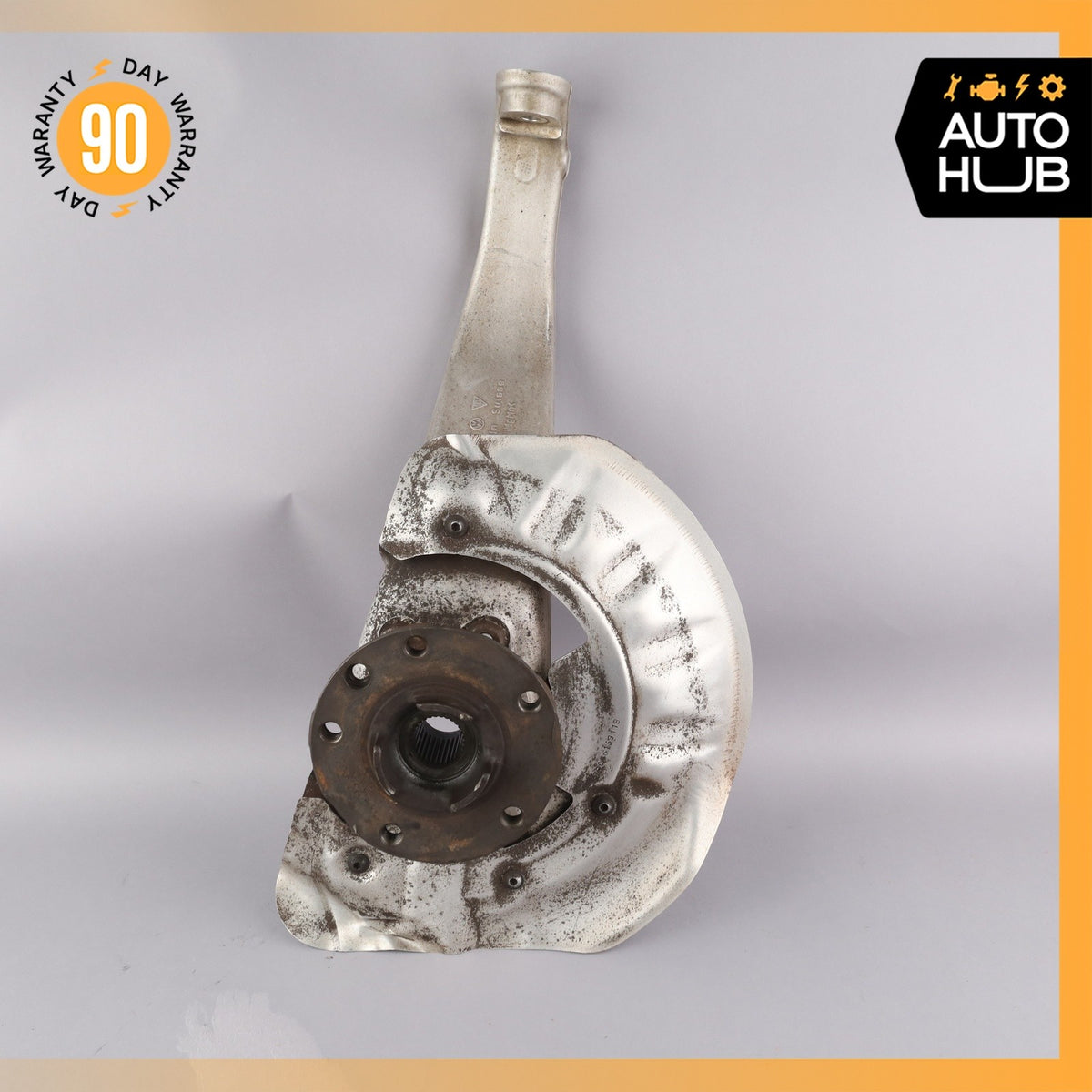 11-18 Porsche Cayenne 958 Front Left Knuckle Spindle 7P0615311B OEM - photo 2