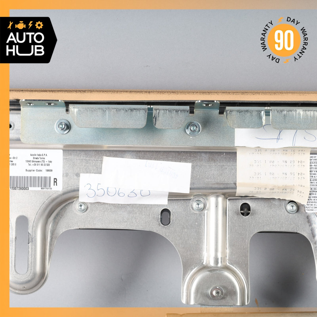 08-14 Maserati GranTurismo M145 Right Side Door Airbag SRS w/Cover Beige OEM 76k - photo 11