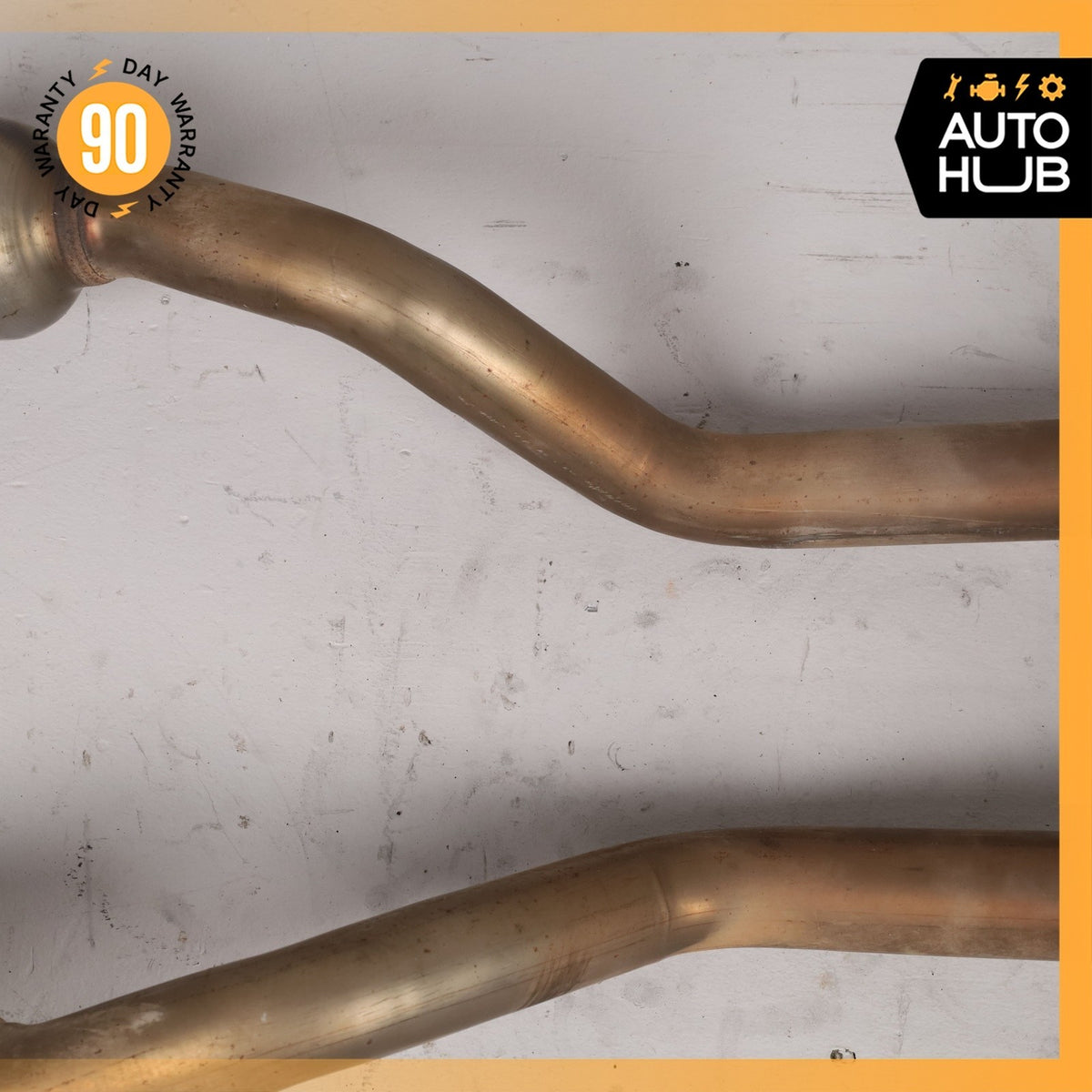 07-11 Mercedes W221 S550 RWD Engine Exhaust Downpipe Resonator Set OEM - photo 14