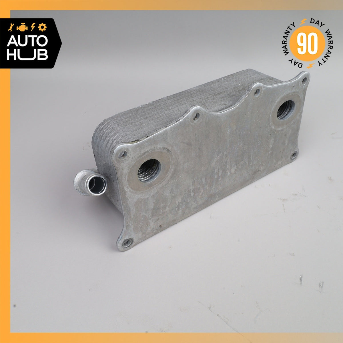 15-18 Porsche Macan 95B S GTS 3.0L V6 Engine Oil Cooler Heat Exchanger OEM 63k - photo 7