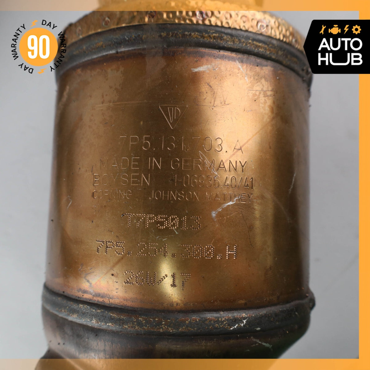 Porsche Cayenne 958 GTS S Front Engine Exhaust Downpipe Left & Right Set OEM 39k - photo 13
