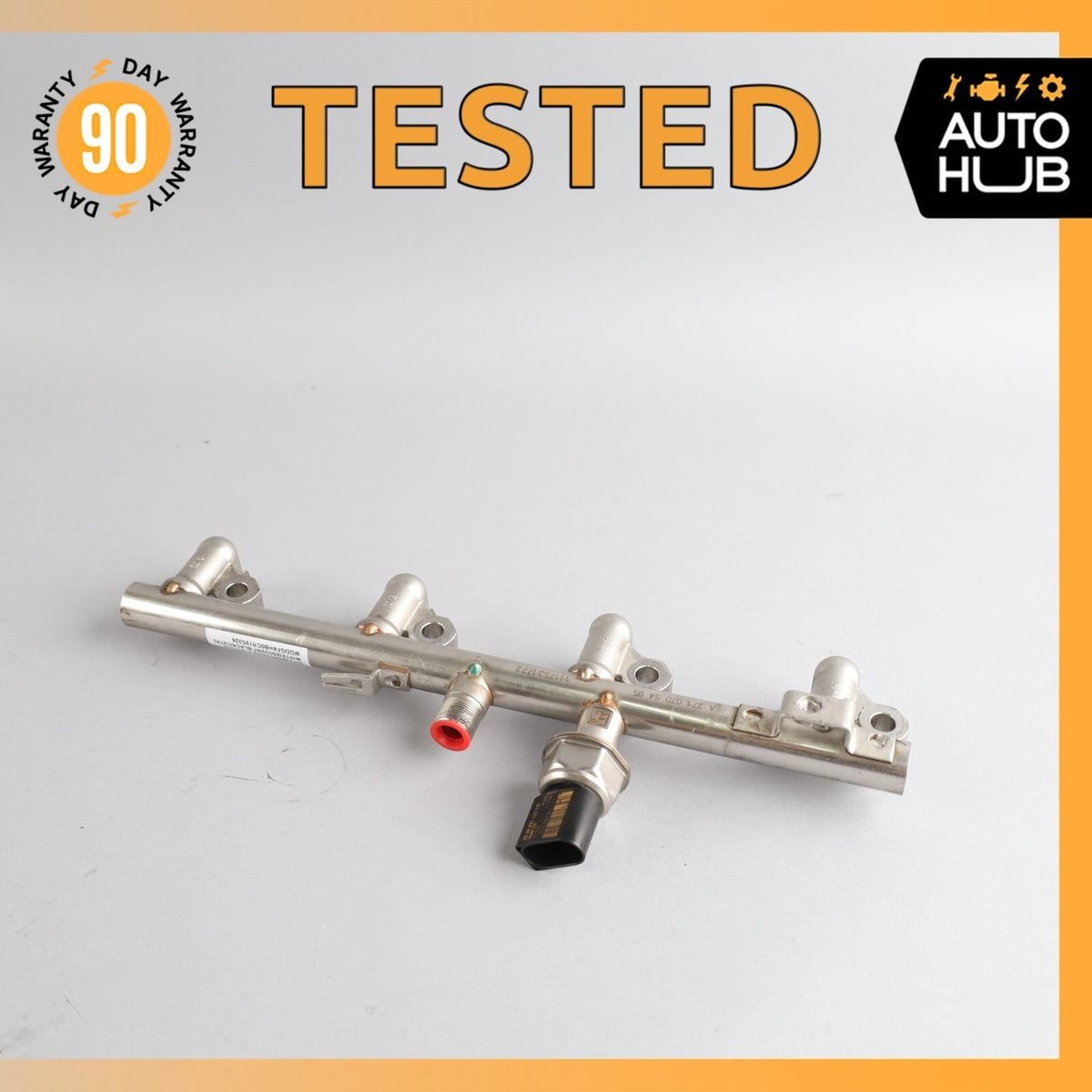 12-15 Mercedes W204 C250 SLK250 M271 Fuel Injector Rail Line 2710705495 OEM - photo 1