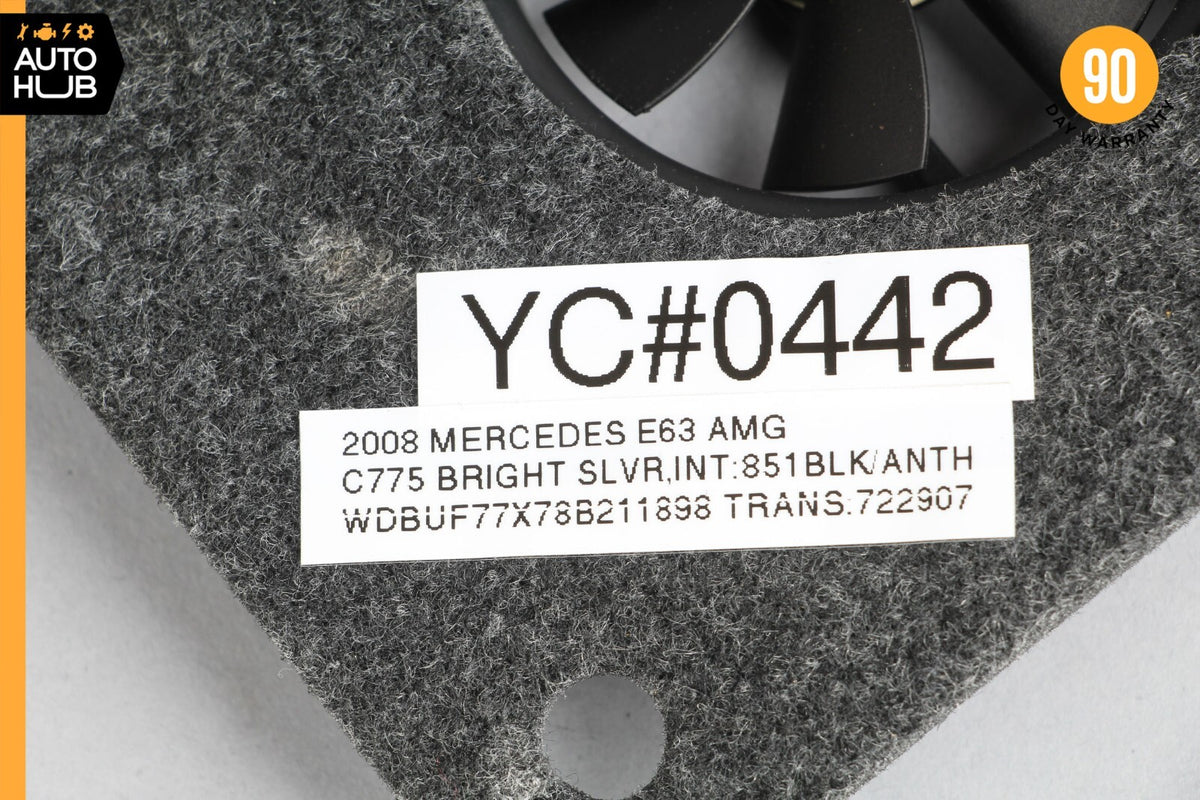 03-11 Mercedes W211 E63 CLS550 Front Seat Blower Cooler Fan Fans Assembly OEM - photo 8