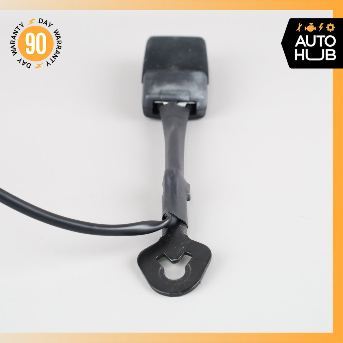 11-18 Porsche Cayenne 958 Front Right Side Seat Belt Buckle Black OEM - photo 8