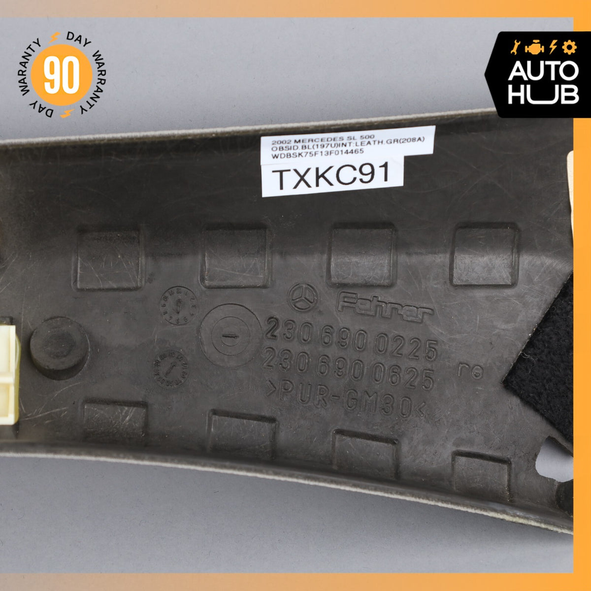 Mercedes R230 SL500 SL55 AMG Front Right Side Interior Trim Panel A Pillar OEM - photo 15