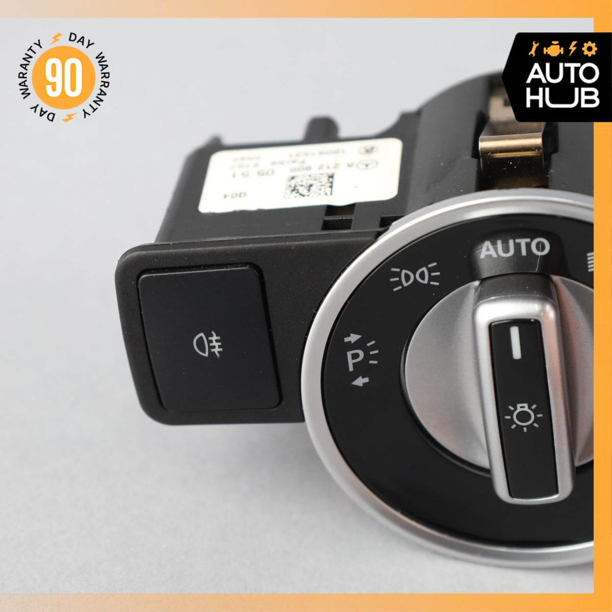 Mercedes W212 E350 SLK350 Headlight Fog Light Switch Control Module OEM 77k - photo 3
