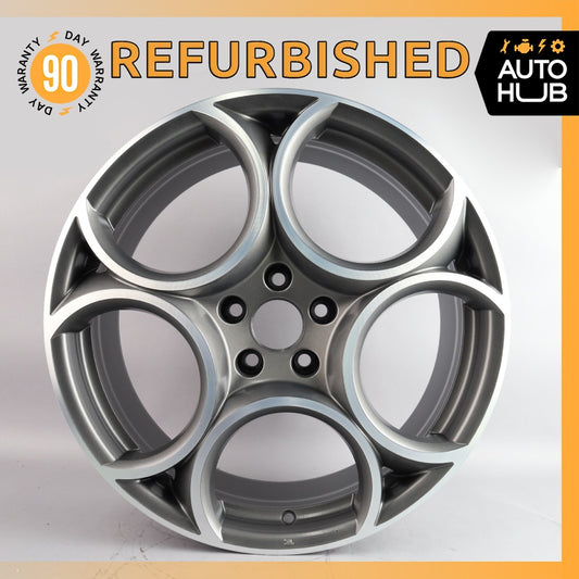 Alfa Romeo 949 Stelvio 8 x 19 19" Wheel Rim Polished Gray 156117309 OEM - photo 1
