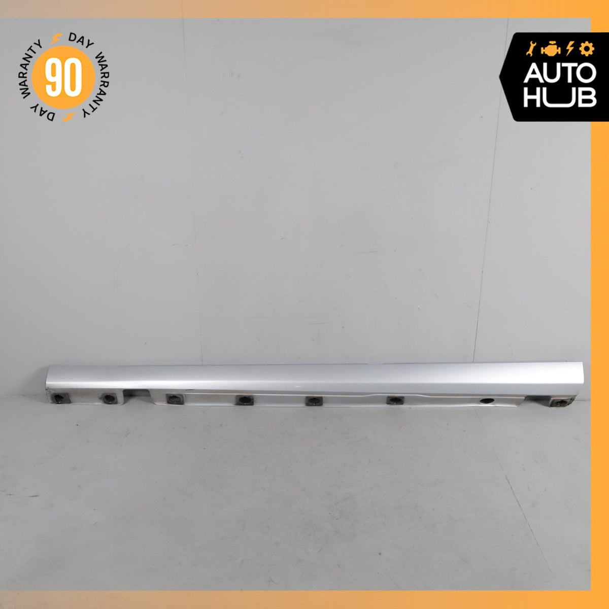 07-13 Mercedes W221 S550 S400 Left Side Skirt Rocker Panel Molding Silver OEM - photo 1