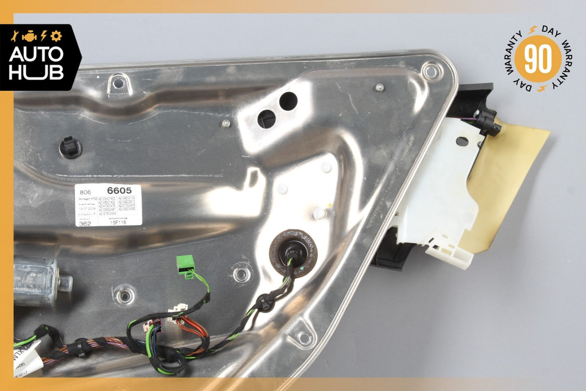 08-16 Mercedes W212 E350 C63 AMG E400 Rear Right Side Door Window Regulator OEM - photo 2