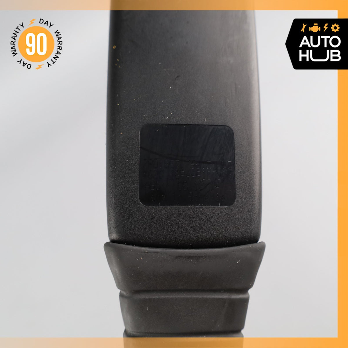 11-18 Porsche Cayenne 958 Front Right Passenger Side Seat Belt Buckle Black OEM - photo 8