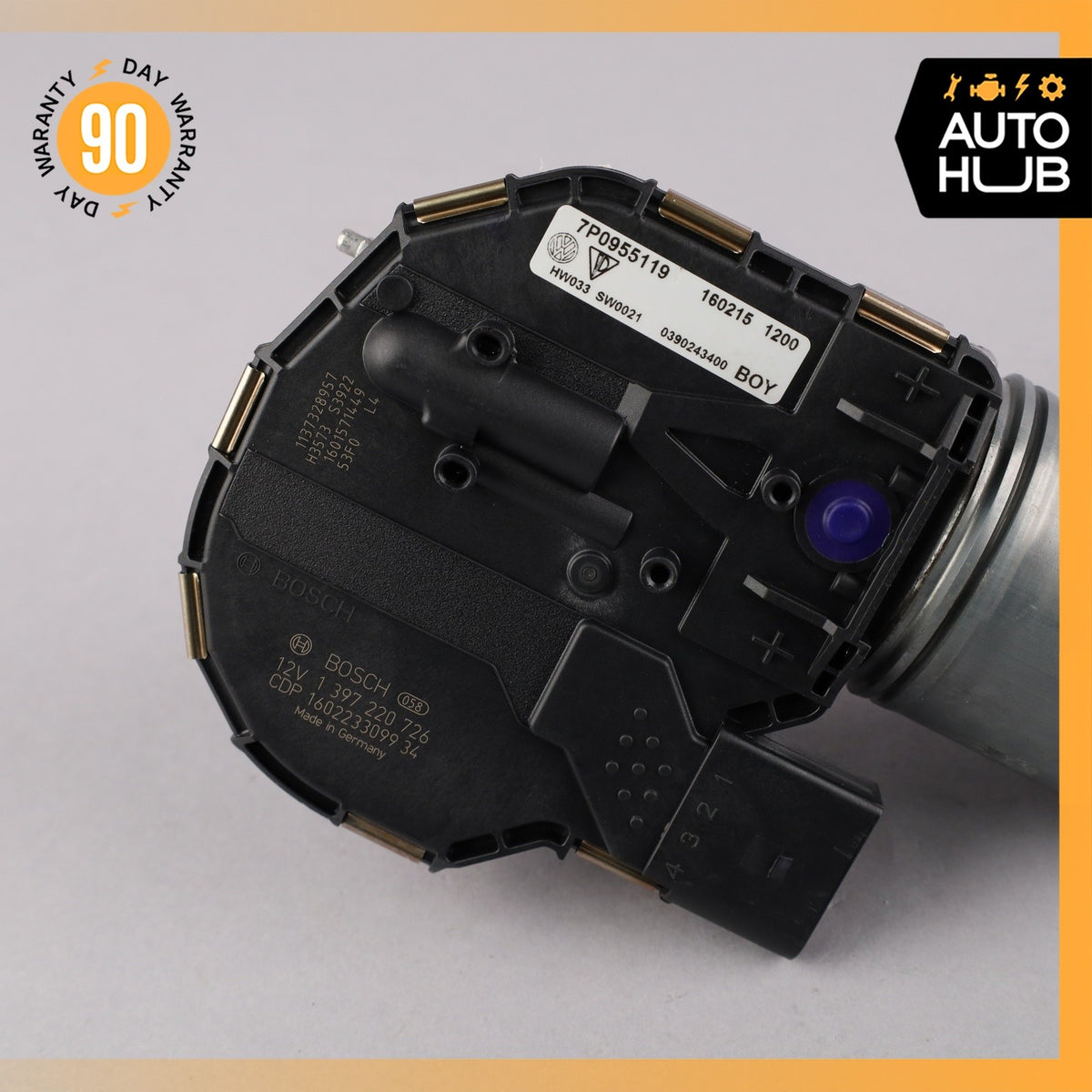 11-18 Porsche Cayenne 958 Turbo Windshield Wiper Motor 7P0955119 OEM - photo 3