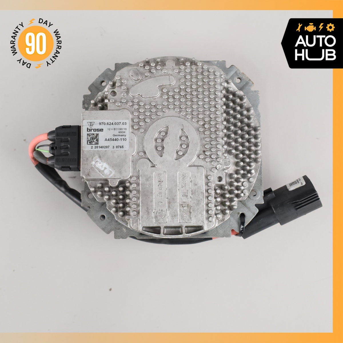 10-16 Porsche Panamera 970 Engine Radiator Cooling Fan Actuator Motor OEM 83k - photo 9