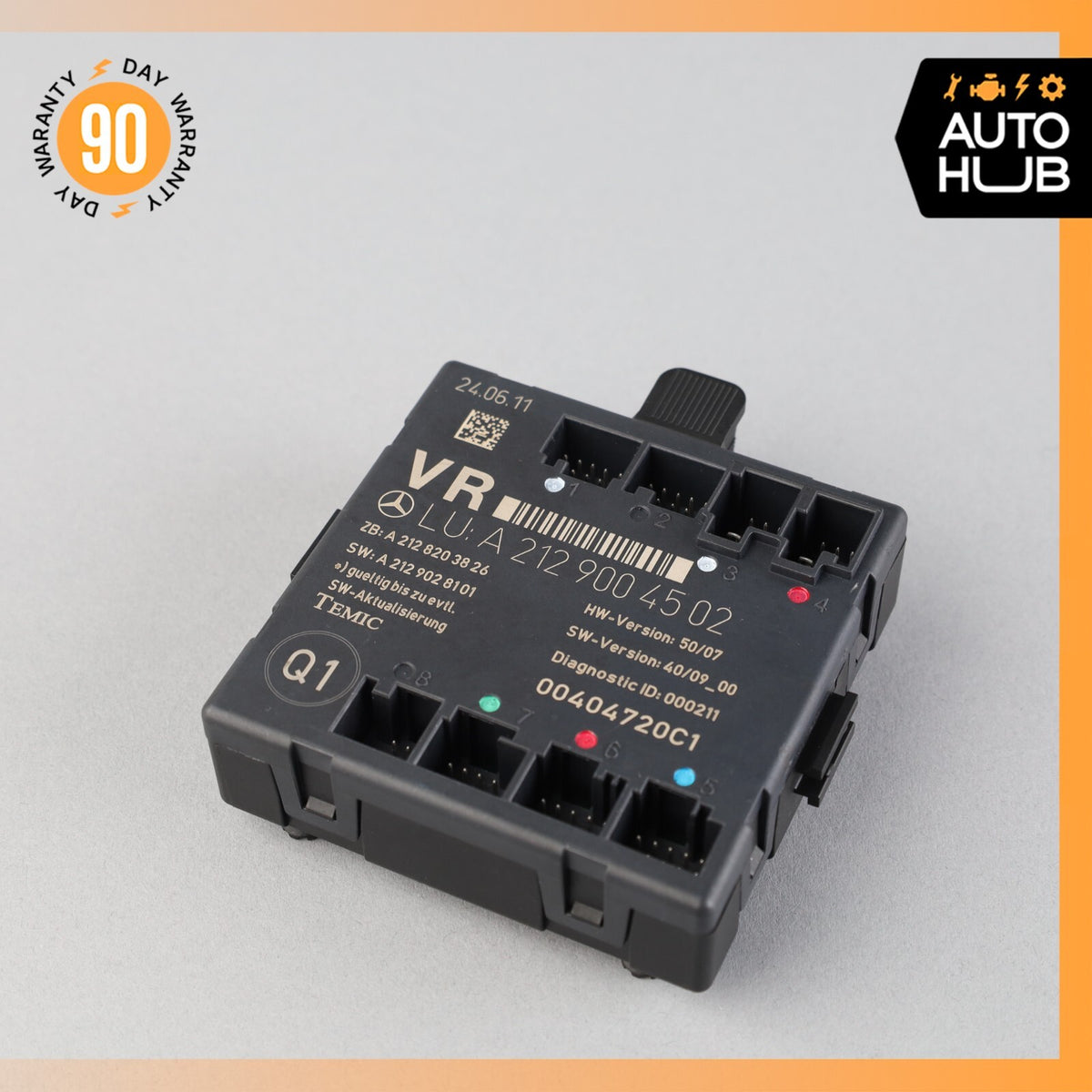 08-12 Mercedes W207 E350 C300 GLK350 Front Right Side Door Control Module OEM - photo 1