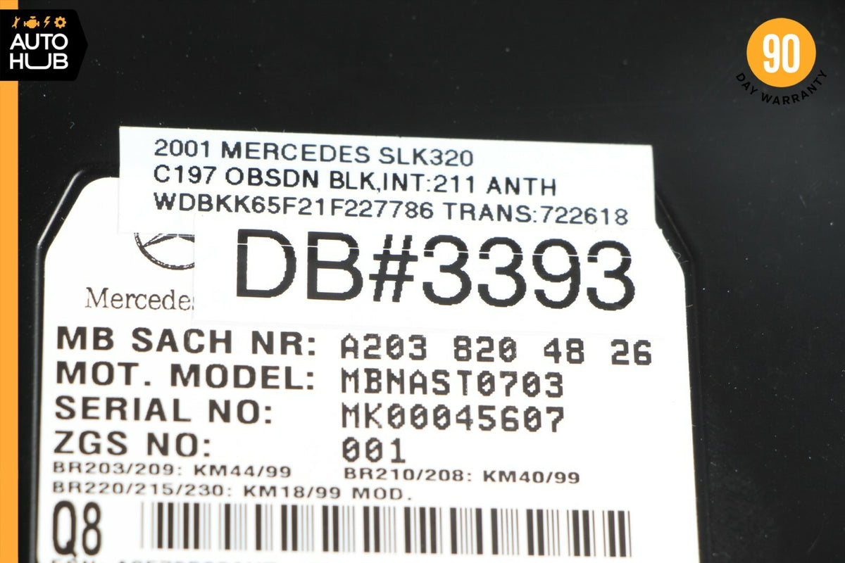 00-06 Mercedes R170 SLK320 S430 CL55 Voice Command Control Module 2038204826 OEM - photo 9