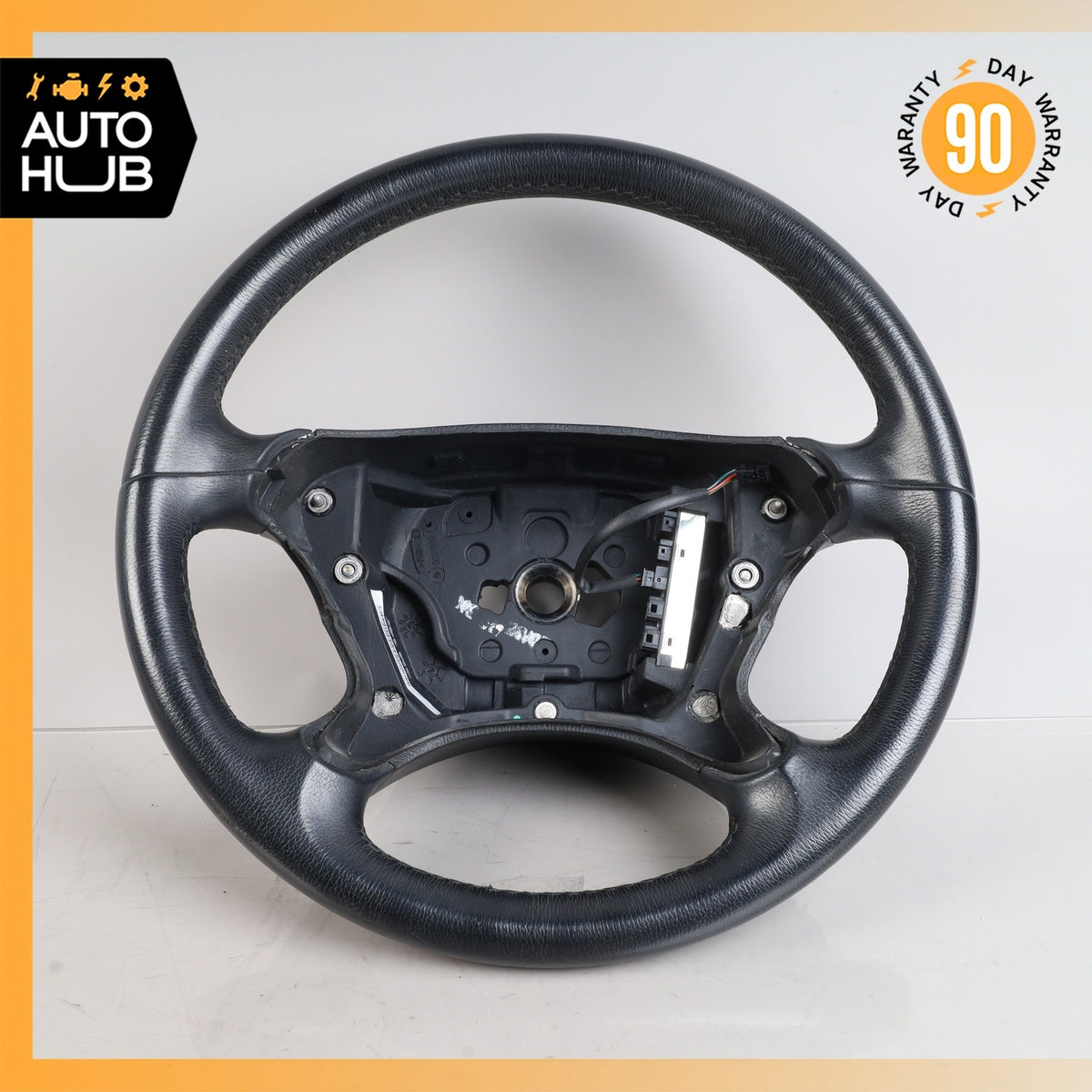 06-09 Mercedes W211 E350 CLS550 E550 CLS500 Steering Wheel 2194601603 Black OEM - photo 1
