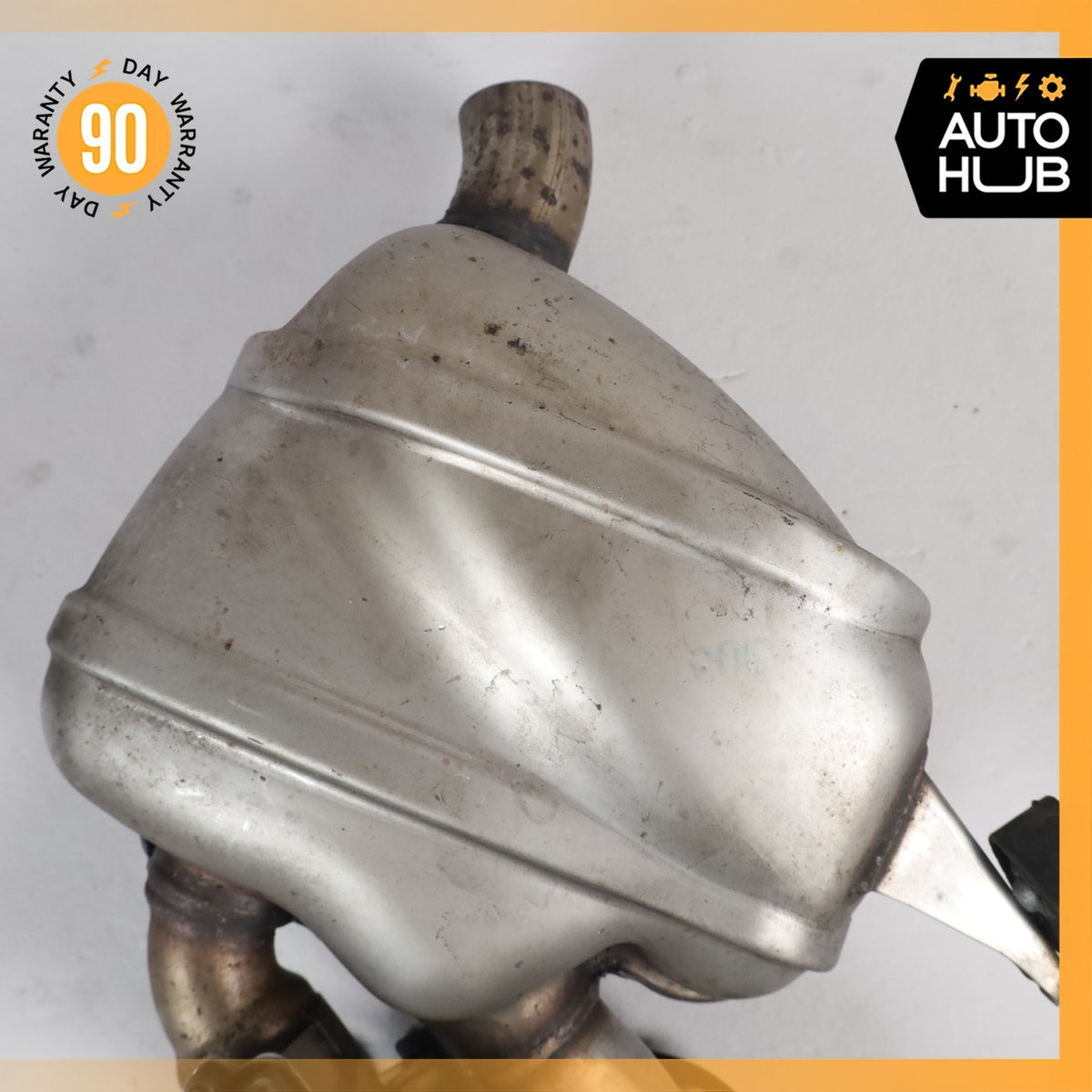 15-18 Porsche Macan 95B GTS Sport Left Side Exhaust Muffler w/ Valves OEM 46k - photo 4