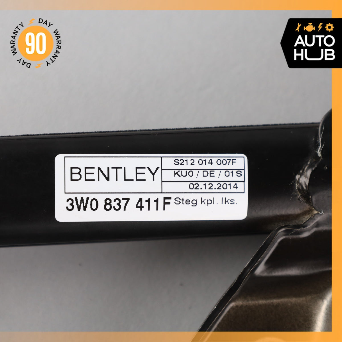 03-17 Bentley Continental GT Front Left Side Door Vent Window Glass OEM - photo 13
