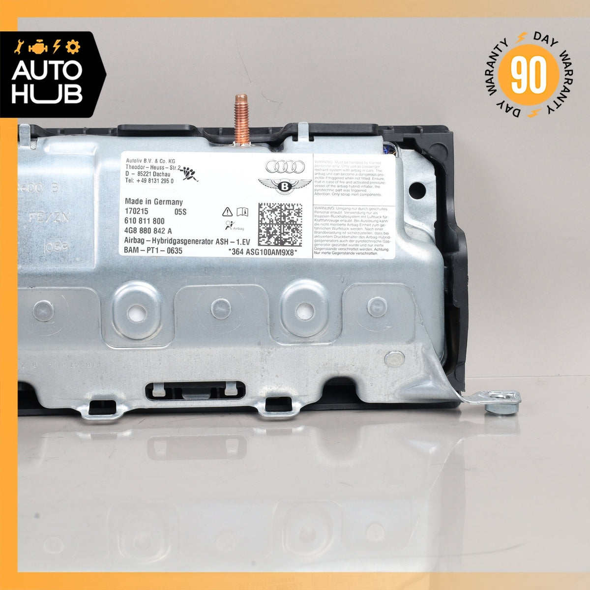 Audi C7 S6 A7 S7 Right Dashboard Lower Knee Panel Airbag 4G8880842A OEM - photo 7
