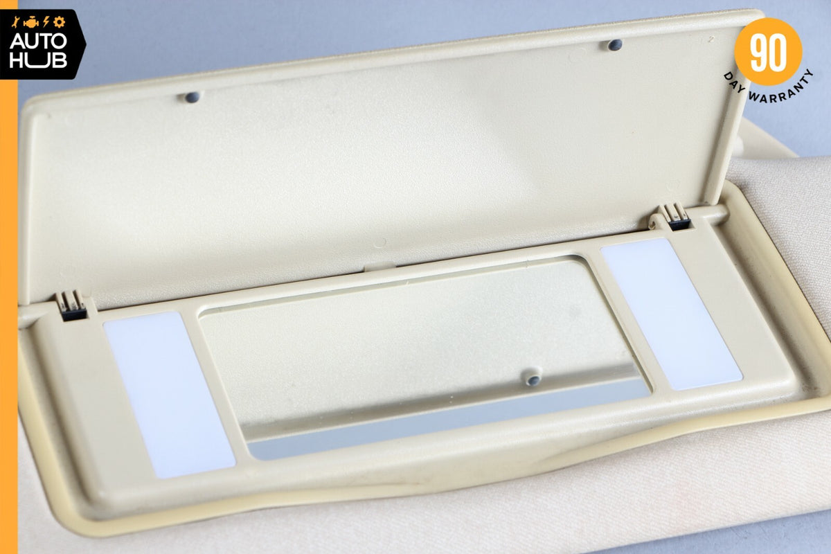 96-98 Mercedes W210 E300 E320 E430 Sunvisor Sun Visor Right Passenger Beige OEM - photo 6