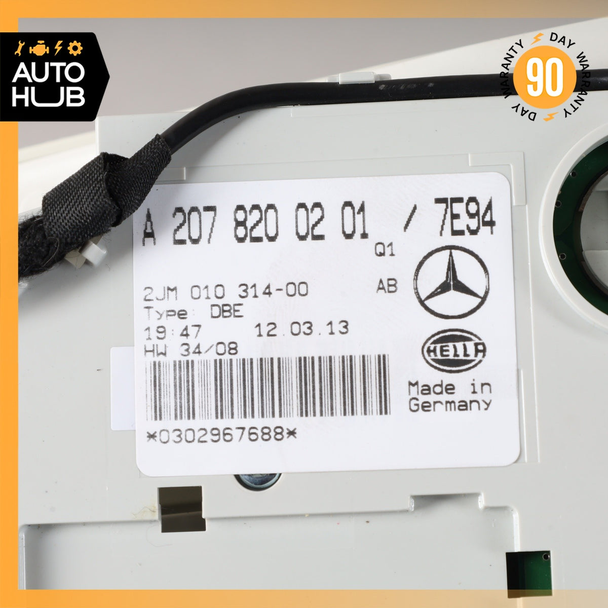 11-16 Mercedes W207 E350 E400 Overhead Dome Light Lamp 2078200201 OEM - photo 17