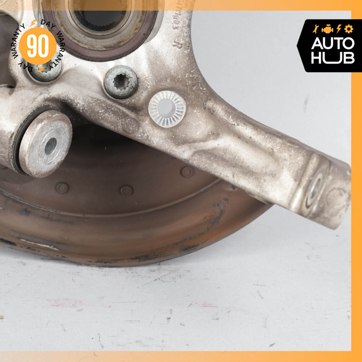 03-13 Bentley Continental GT Rear Right Side Spindle Knuckle Hub OEM - photo 12