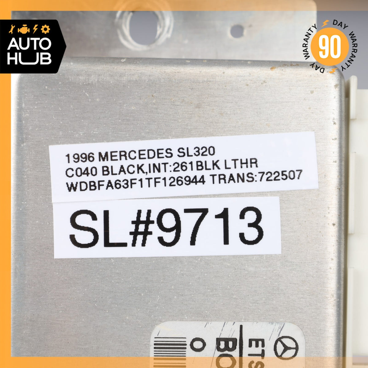 1996 Mercedes R129 SL320 ABS ETS Control Module 0175459532 OEM 78k - photo 9