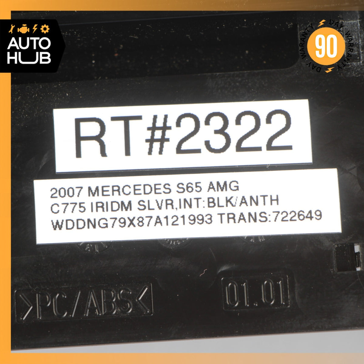Mercedes W221 S65 S600 Center Console Dashboard CD Player Cover Exclusive Black - photo 12